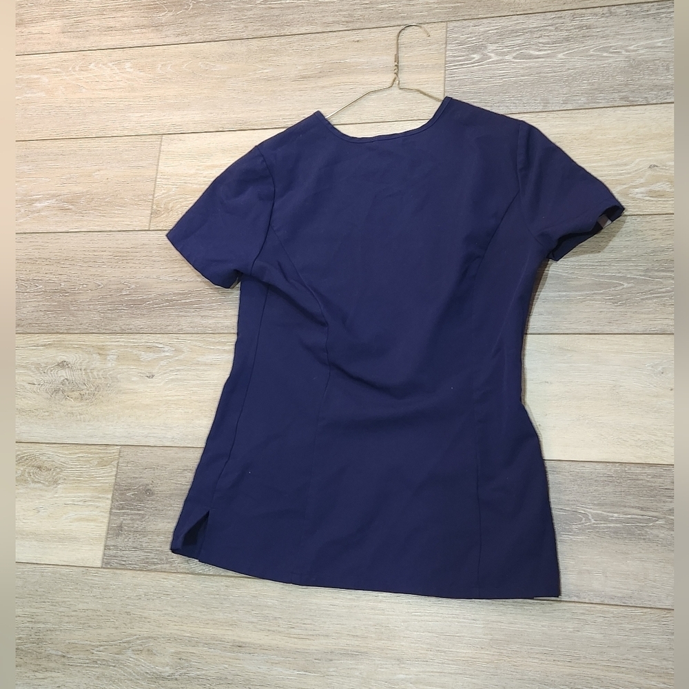 Figs Technical Collection XXS Scrub Top in Deep Blue - Picture 6 of 6